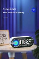 Reloj Despertador Mini Bluetooth Altavoz de Sonido Portátil con Subwoofer y Lámpara LED - details 2