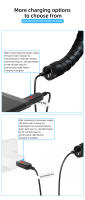 Kit de transmisión electrónica, cargador integrado para bicicleta de montaña y carretera, adecuado para la serie Shimano Dl2 - details 6