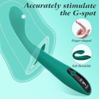 Vibrador de punto G para mujer, consolador estimulador del clítoris, cuentas con pantalla LCD y 9 vibradores, Juguetes sexuales para adultos - details 1