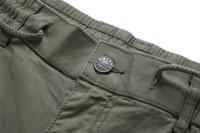 Pantalones Cargo de Algodón 100% para Hombres Cintura Elástica, Múltiples Bolsillos, Estilo Casual Militar - details 10