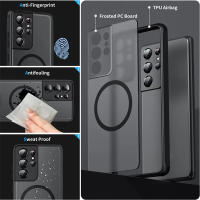Funda Magnética Mate para Samsung Galaxy Carga Inalámbrica Adecuada para S25, S24, S23, S22, S21, S20 Ultra Plus Fe A54, A53, A13, Note 20 10 5g Accesorios de Electrónica - details 4