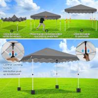 Carpa de Jardín Pop Up Ajustable de Altura 3x3M Marco de Acero Resistente a Rayos UV - details 21