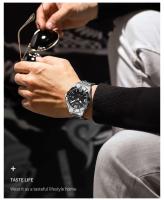 Reloj de negocios luminoso de primera marca con correa de acero inoxidable y movimiento de cuarzo analógico NIBOSI de lujo de primera calidad para hombre - details 12