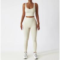 Sujetador deportivo cómodo y agradable para la piel con almohadilla para el pecho, camiseta sin mangas para mujer, gimnasio, Fitness, correr, Yoga, chaleco elástico, ropa interior para mujer - details 15