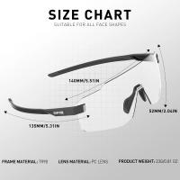 Kapvoe gafas fotocromáticas para ciclismo UV400, gafas de sol para correr, gafas ligeras para bicicleta de montaña, gafas de seguridad deportivas - details 3