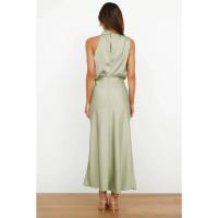 BUNO-Vestido largo sin mangas de satén de seda de gama alta para mujer, vestidos elegantes a la moda para celebridades, vestido de noche, ropa de fiesta para mujer - details 58