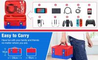Bolsa de transporte portátil para consola, estuche de viaje, soportes para Gamecard, bolsa de almacenamiento para NS - details 4