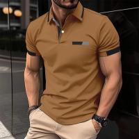 Polo de manga corta para hombre, camisetas informales, tops de verano - details 7