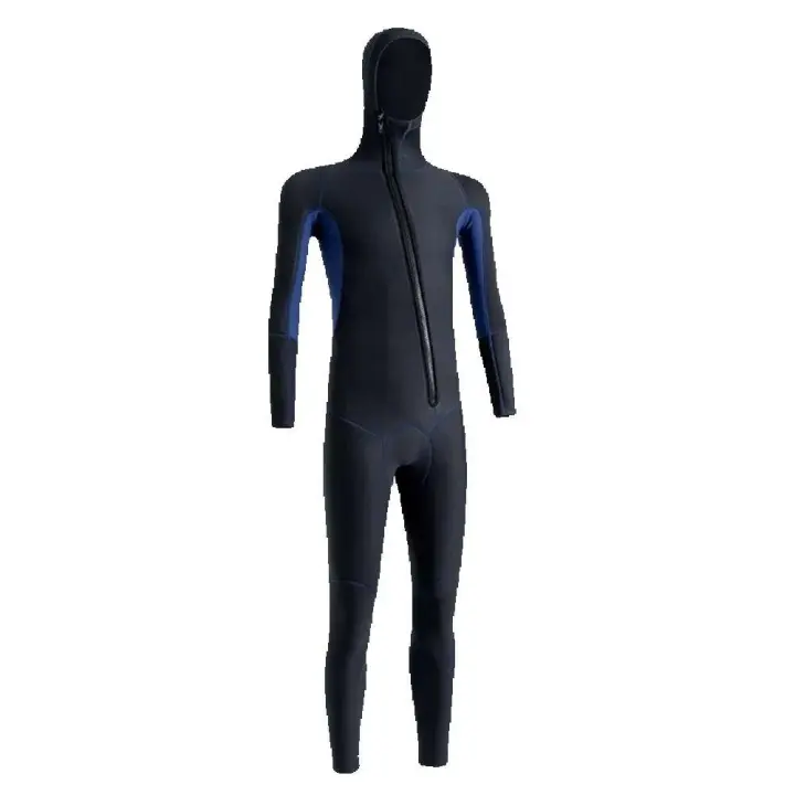 Traje de neopreno para surf con capucha, ropa de protección de buceo Unisex, a prueba de frío, cálido, elástico, antiarañazos, equipo para deportes acuáticos - 1