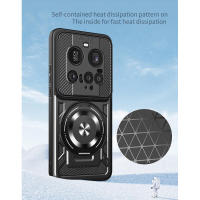 Con soporte giratorio de 360 ​​grados °   Funda magnética inalámbrica 2 en 1 para Xiaomi Ultra 15 14T Pro con carga para coche a prueba de golpes - details 9