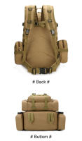 Mochila de senderismo 4 en 1 de 50l para hombre, bolsa de asalto multifuncional impermeable, desmontable, para exteriores - details 14