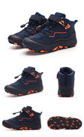 Botas de senderismo tobilleras de marca para niños, zapatillas de senderismo antideslizantes, calzado de escalada de montaña al aire libre, calzado deportivo Unisex para niños - details 35