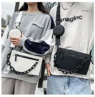 Nuevos bolsos para hombres y mujeres, bolsos de cadena personalizados de moda, bolsos de mensajero de hombro neutros y versátiles de moda, bolsos cuadrados pequeños. - details 22