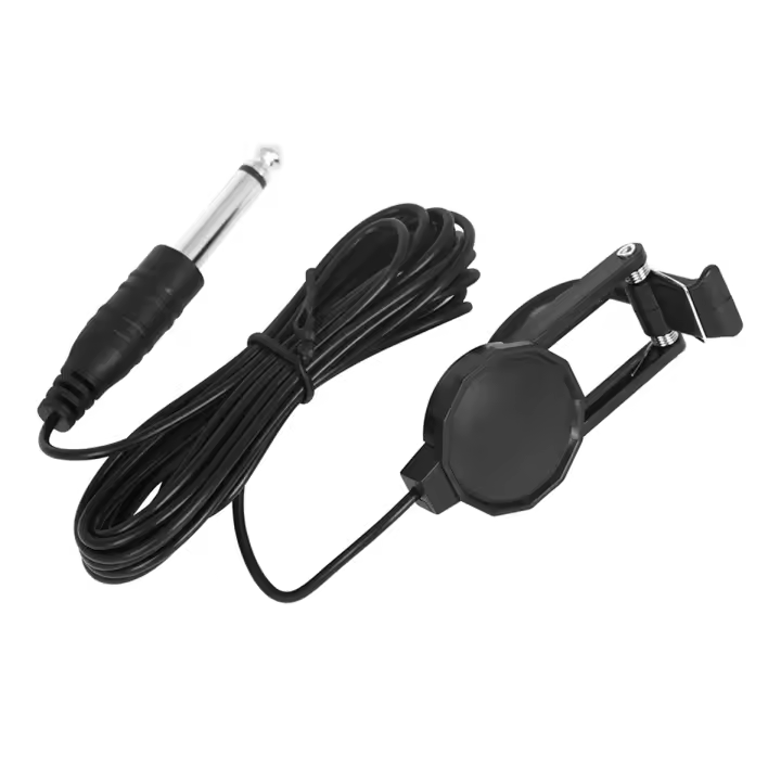 Pastilla de Violín con Clip, piezoeléctrico, micrófono, agujero de sonido para guitarra - 1