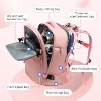 45x36x20 cabinas de avión equipaje de mano impermeable y espacioso con compartimento para zapatos y puerto USB mochila multifunción antirrobo - details 6