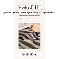 Nuevo Juego De Cuatro Piezas De Dibujos Animados Sábana Edredón Cubierta De Cama Individual Lavado Toalla De Algodón Bordado Dormitorio De Estudiantes Tres Piezas - details 3