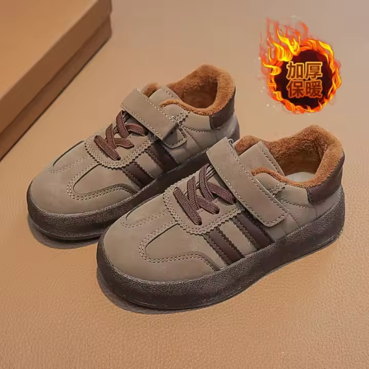 Sho informal para niños y niñas, zapatos antideslizantes de estilo coreano, suaves y cómodos, multifuncionales, a la moda, de invierno, - 1