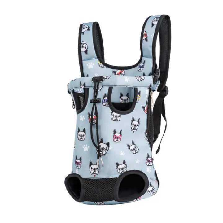 Mochila portátil para mascotas, mochila suave y transpirable para perros de cuatro patas, bolsa de pecho para gatos resistente al desgaste para perros, cachorros y gatos - 1