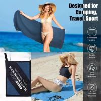 1 toalla grande de microfibra perfecta para gimnasio y camping, ultraabsorbente para viajes, playa, duchas, piscinas. - details 3