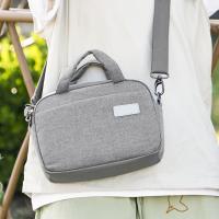 Bolsa con inserciones para cámara Oxford, organizador de fotografía con inserción súper gruesa a prueba de caídas, bolsa para cámara impermeable portátil negra - details 10