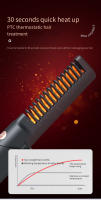 Peine Eléctrico Inalámbrico Portátil Alisa y Rectificador de Cabello Anti-Escalofriante - details 9
