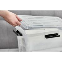 Cajas de Almacenamiento de Plástico Herméticas de 70L Tapa y Cierres a Presión - details 24
