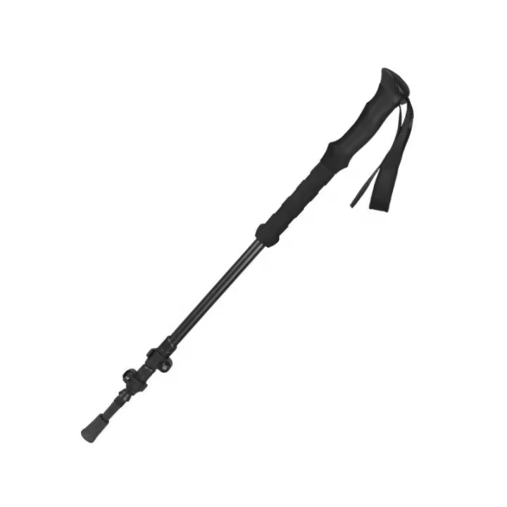 Palos de Senderismo Ultraligeros de Fibra de Carbono Portátiles, Antideslizantes, Plegables para Aventuras al Aire Libre - 1