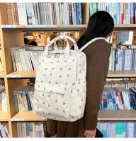 Mochila escolar fresca para mujer, literaria y artística, versátil, con flores informales, para niña y estudiante, novedad de 2024 - details 29