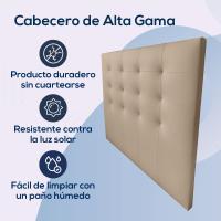 Molo Paris Acolchado de Alta Gama Tapizado en Piel Tamaño 160 x 120 cm Poste de Cama 150 Blanco - details 37