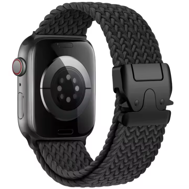 Correa de reloj Apple Ultra 2 con cierre de paracaídas, correa de reloj Apple iWatch 10 de nailon trenzado - 1