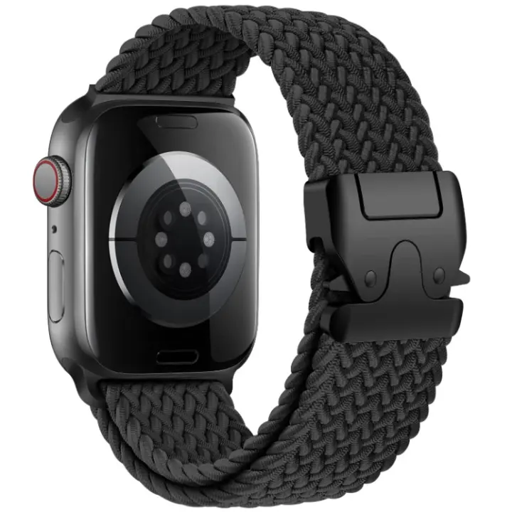 Correa de reloj Apple Ultra 2 con cierre de paracaídas, correa de reloj Apple iWatch 10 de nailon trenzado - 1