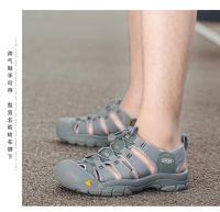 Sandalias de bolsillo con suela ligera para exteriores, de gran tamaño, sandalias de senderismo de verano para mujer, zapatos de playa para hombre - details 36
