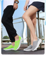 Nuevos zapatos de hombre de malla de un solo paso, ligeros, transpirables, modernos, para exteriores, informales y cómodos, estilo de pareja, primavera y otoño - details 2