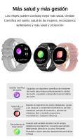2024 Reloj Inteligente Hombres Mujeres, Smartwatch con Llamada Bbluetooth, Pantalla AMOLED de 1,43