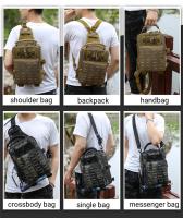 Mochila Táctica de Láser para Pesca con Bolsillo Molle para Viajes al Aire Libre Camping Senderismo Ciclismo Bolso de Mano para Señuelos y Rodillo de Pecho - details 4