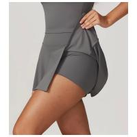 Falda deportiva para mujer, pantalones cortos incorporados, falda de tenis, falda deportiva para correr de cintura alta, pantalones cortos - details 10