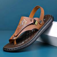 Sandalias de Verano para Hombres Uso Interior y Exterior Zapatillas de Playa Casuales Cuero Suave - details 20