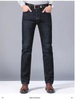 Nuevos Pantalones vaqueros clásicos para Hombre, Pantalones vaqueros para Hombre, Mannen para Hombre, monos de mezclilla negros suaves para motorista, Pantalones para Hombre, talla 32-38 - details 0