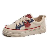 2025 Nuevos Zapatos Deportivos Casuales de Plataforma Versátiles para Mujeres Estudiantes Pequeños Blancos Cómodos. - details 0
