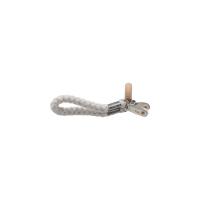 Clip de toalla de cuerda de algodón blanco portátil, gancho de toalla de mano colgante trenzado con abrazadera de Metal, colgador de ropa para cocina - details 2