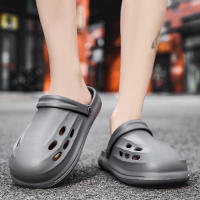 Zapatos Clásicos para Hombres de Verano Ligeros y Transpirables para Jardín Color Gris Cómodos para Exteriores Sandalias para Hombres Ideales para Senderismo y Kayak - details 15