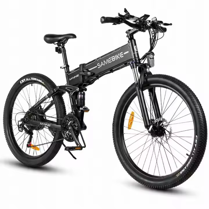 SAMEBIKE LO26-II-FT-YD Vehículo eléctrico plegable 900W 48V 14AH 80KM 26" negro - 1