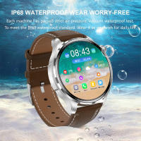 Reloj inteligente AMOLED para hombre y mujer,1.53 inch AMOLED Full circle touch screen  pulsera deportiva con llamadas bluetooth, NFC, brújula, seguimiento GPS, control del azúcar en la sangre,Professional Waterproof,compatible con Apple y Samsung 2024 - details 20