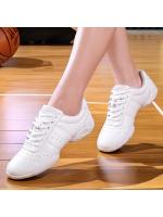 Zapatillas de baile fitness, zapatillas de aeróbic de competición, zapatillas de entrenamiento de animadoras, zapatillas de competición blancas para hombre y mujer. - details 4