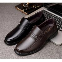 Zapatos formales de cuero para hombre Mocasines de lujo 2025 Transpirables, sin cordones, talla grande 38-46 - details 3