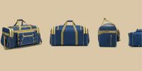 Bolsa de viaje Bolsa de deporte plegable grande de 70 L, equipaje de mano, bolsa de viaje impermeable, maleta para exteriores/camping/senderismo, negra, peso neto de 6 kg. Diseño de soporte de base, muchos bolsillos, equipado con cremalleras suaves - details 1