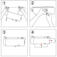 Extensor de coche, guardabarros, visera de ventana delantera, visera interior de coche - details 9