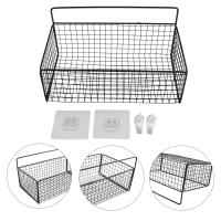 Cesta de hierro, estante para champú en polvo para pared de baño, orificio perforador, colgador de condimentos de cocina - details 10