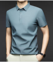 Polo de Cuello Redondo de Alta Calidad Camiseta de Manga Corta para Hombres - details 5