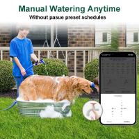 Temporizador inteligente de jardín, válvula de agua de riego por goteo, retardo de lluvia, controlador programable, 2 salidas, WiFi - details 1